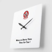 Ik was op Derry Time voor een Cuppa. Vierkante Klok (Hoek)