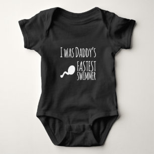 Ik was papa's snelste zwemmer romper