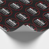 Ik was sociaal gedistantieerd voordat het grappig cadeaupapier (Hoek)