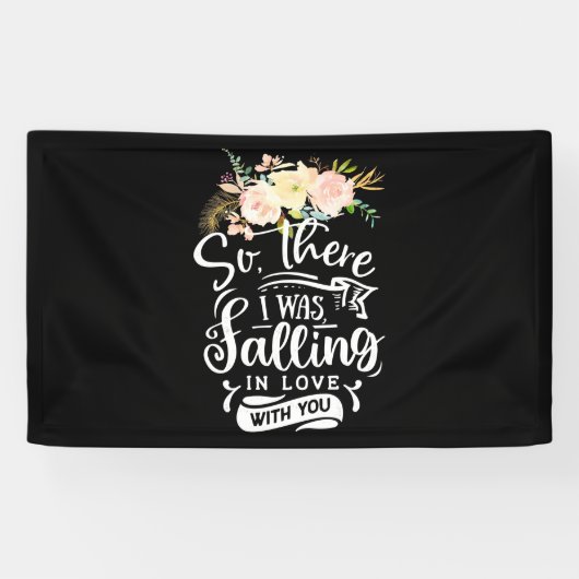 Ik was verliefd op je spandoek (Horizontaal)