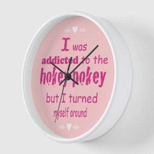 Ik was verslaafd aan de Hokey Pokey typografie cit
