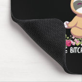 Ik Was Zo Van Whatever Tee Sloth Yoga Mediterende Muismat (Hoek)