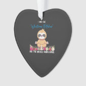 Ik Was Zo Van Whatever Tee Sloth Yoga Mediterende Ornament (voorkant)