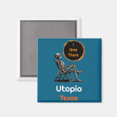Ik was zonsverduistering Utopia Texas Daar Magneet (Voorkant / Achterkant)