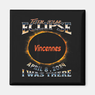 Ik was zonsverduistering Vincennes Indiana Daar Magneet