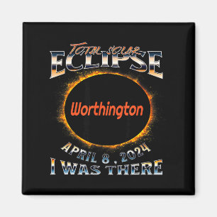 Ik Was Zonsverduistering Worthington Indiana Daar Magneet