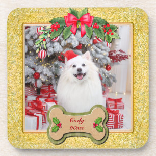 Ik Wauw Je Een Prettig Kerstfeest Persoonlijk Hond Bier Onderzetter