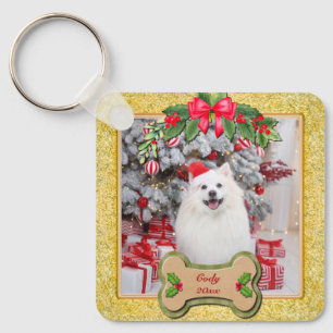 Ik Wauw Je Een Prettig Kerstfeest Persoonlijk Hond Sleutelhanger