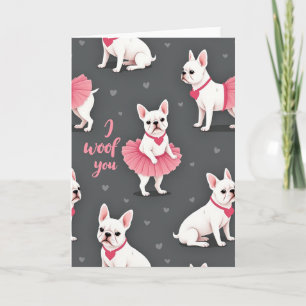Ik Wauw Je Franse Bulldog Valentijnskaart Kaart