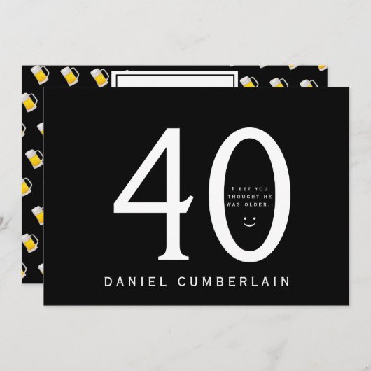 Ik wed dat je dacht dat hij ouder was dan veertig  kaart (Voorkant / Achterkant)