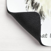 Ik weet alleen wat ik Rand Collie Dog Quote betaal Muismat (Hoek)