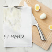 Ik weet alleen wat ik Rand Collie Dog Quote betaal Theedoek (Quarter Fold)