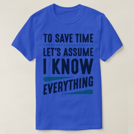Ik weet alles 1 t-shirt (Design voorkant)