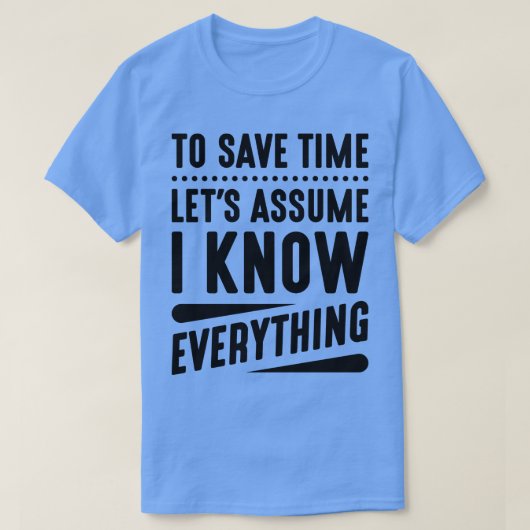 Ik weet alles 3 t-shirt (Design voorkant)
