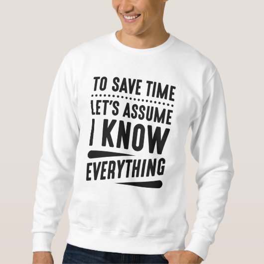 Ik weet alles trui (Voorkant)