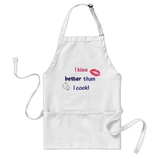 Ik weet beter dan ik ook. standaard schort (Voorkant)