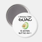Ik weet dat de Guac extra is, maar ik ook... Magneet (Voorkant / Achterkant)