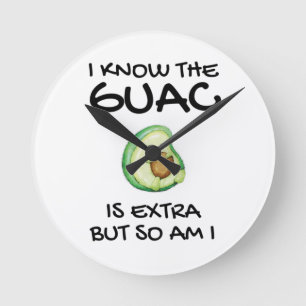 Ik weet dat de Guac extra is, maar ik ook... Ronde Klok