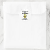 Ik weet dat de Guac extra is, maar ik ook... Ronde Sticker (Tas)