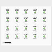 Ik weet dat de Guac extra is, maar ik ook... Ronde Sticker (Vel)