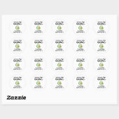 Ik weet dat de Guac extra is, maar ik ook... Ronde Sticker (Vel)