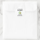 Ik weet dat de Guac extra is, maar ik ook... Ronde Sticker (Tas)