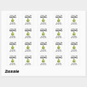 Ik weet dat de Guac extra is, maar ik ook... Vierkante Sticker (Vel)