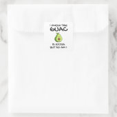Ik weet dat de Guac extra is, maar ik ook... Vierkante Sticker (Tas)