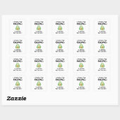 Ik weet dat de Guac extra is, maar ik ook... Vierkante Sticker (Vel)