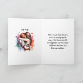 Ik weet dat de wereld eng voelt | vriendschap kaart (Binnen)