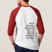 IK WEET DAT DIT NIETS UITMAAKT T-SHIRT (Achterkant)