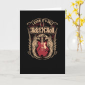 Ik weet dat het alleen Rock on Roll is Kaart (Gele Bloem)