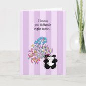 Ik weet dat het nu moeilijk is - Aanmoediging Kaart (Voorkant)