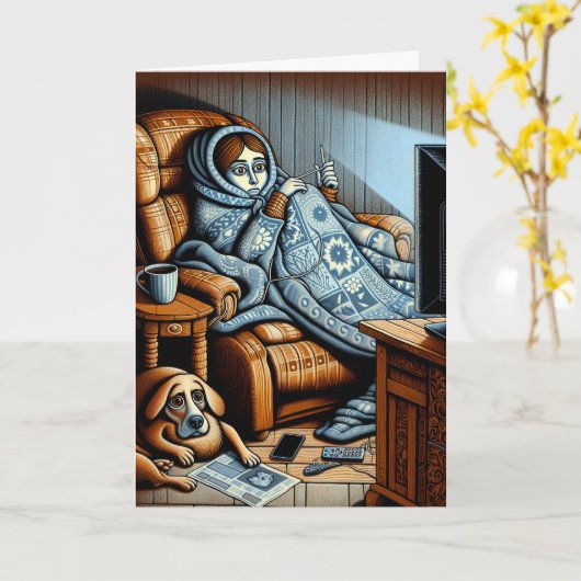 Ik weet dat het zwaar is geweest | Ik hoop dat je  Kaart (Gele Bloem)