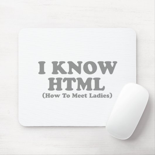 Ik weet dat html muismat (Met muis)