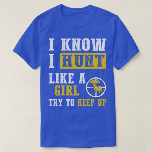 Ik weet dat ik als een meisje gehuil ben t-shirt (Design voorkant)