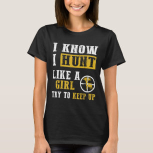 Ik weet dat ik als een meisje met een overdreven j t-shirt
