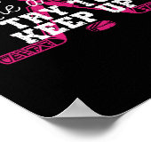 Ik weet dat ik als een meisje speel poster (Hoek)