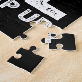 Ik weet dat ik als een meisje voetbal speel legpuzzel (Zijkant)