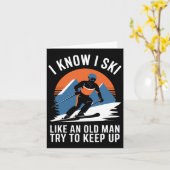 Ik weet dat ik als een oud Man moet blijven. Kaart (Gele Bloem)