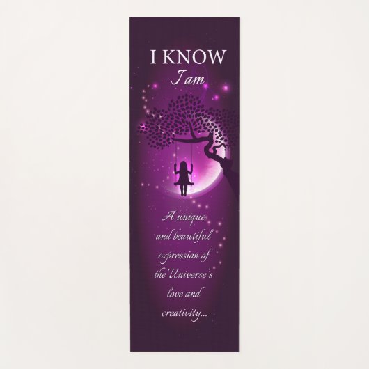 Ik weet dat ik bevestigingen yoga mat - 10 (Voorkant)