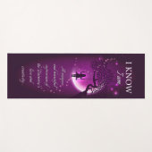 Ik weet dat ik bevestigingen yoga mat - 10 (Voorkant (horizontaal))