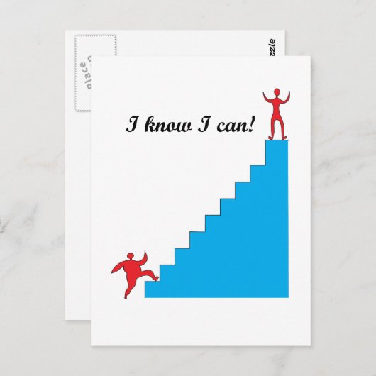 Ik weet dat ik dat kan. briefkaart (Voorkant / Achterkant)