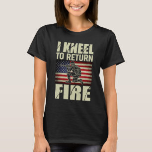 Ik weet dat ik de Veteraan Amerikaanse vlag S.A. T-shirt