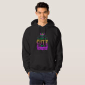 Ik weet dat ik dinsdag Cute Fat ben Hoodie (Voorkant volledig)