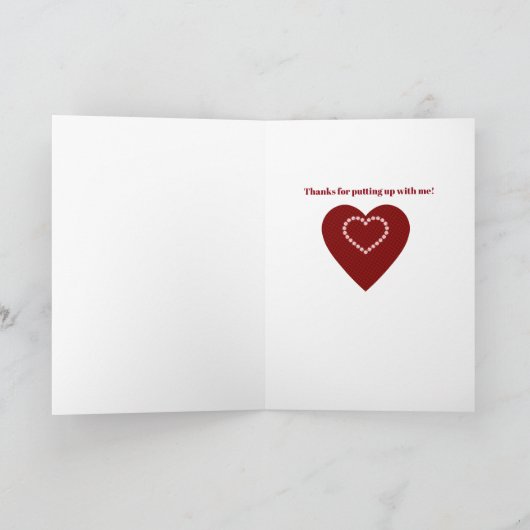 Ik weet dat ik dit niet vaak genoeg zeg feestdagen kaart (Binnen)