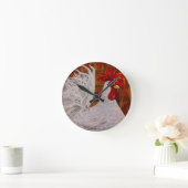 Ik weet dat ik een lieflijk witte Rooster ben Ronde Klok (Huis)