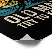 Ik weet dat ik een oude Man vind die pover wil bli Poster (Hoek)