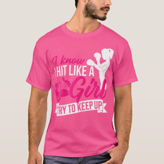 Ik weet dat ik het als een meisje vind om haar te t-shirt (Voorkant)