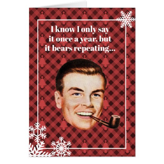 Ik weet dat ik het maar één keer per jaar zeg... (Voorkant)